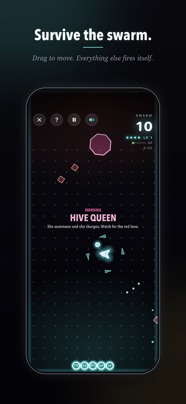 Swarm in Arcadalo, with the Hive Queen arriving