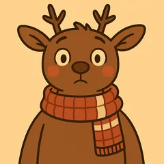 Brindle, an eager understudy reindeer