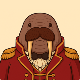 The Great Moltini, an operatic cartoon walrus